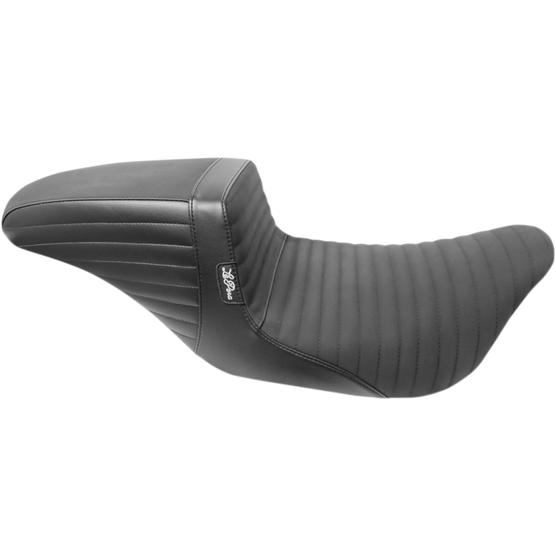 LE PERA Kickflip Seat Pleated w/ Gripp Tape Black FL '08-'23 LK597PTGP