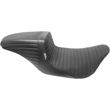 LE PERA Kickflip Daddy Long Legs Seat Pleated w/Gripp Tape Black FL '08-'23 LK597DLPTGP