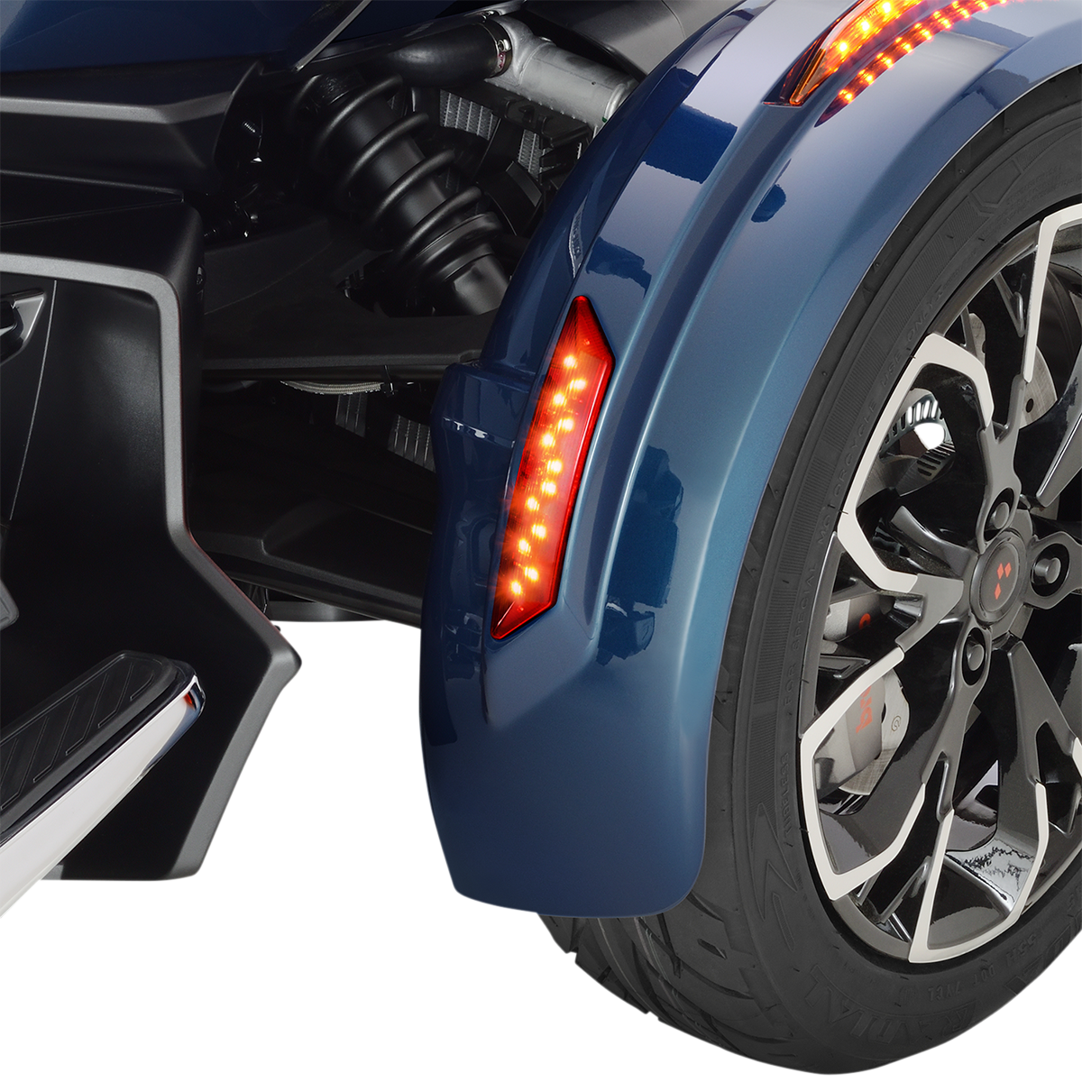 SHOW CHROME Front Fender Lights Rear Can-Am 41202