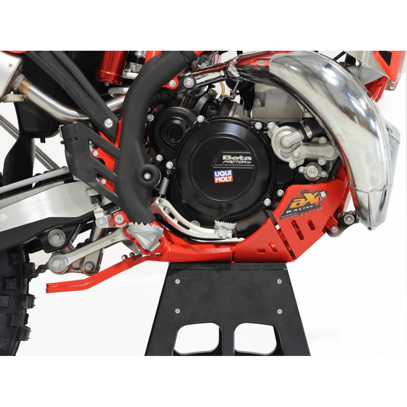 AXP RACING Xtrem Skid Plate Red Beta AX1682