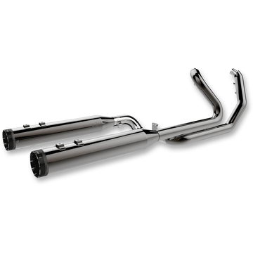 KHROME WERKS 2-into-2 Dominator Exhaust System with 4-1/2" Mufflers Eclipse® FL 201810A