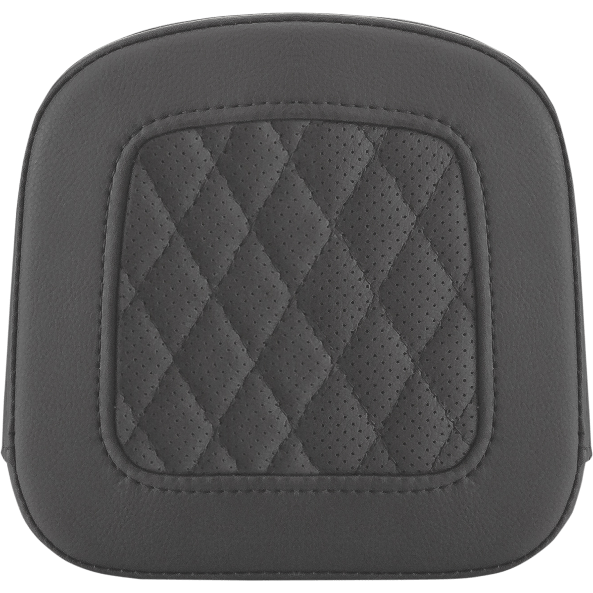 SADDLEMEN Sissy Bar Pad Lattice Stitched Black FL '97-'23 0407SM