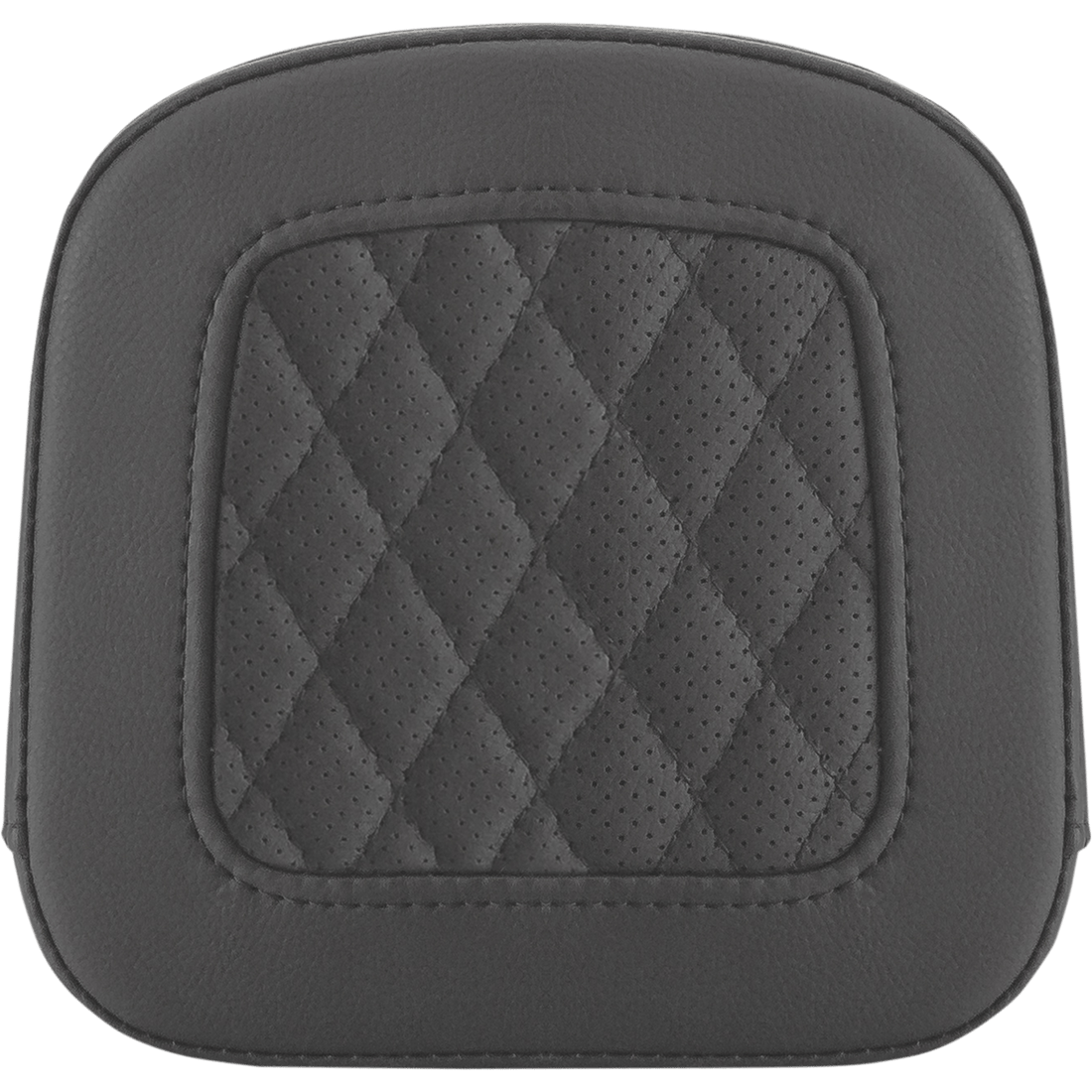 SADDLEMEN Sissy Bar Pad Lattice Stitched Black FL '97-'23 0407SM