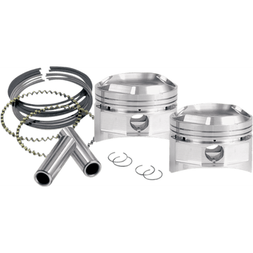 S&S CYCLE Piston Kit for 88", 93" & 96" Super Stock® Heads 3.625" Standard