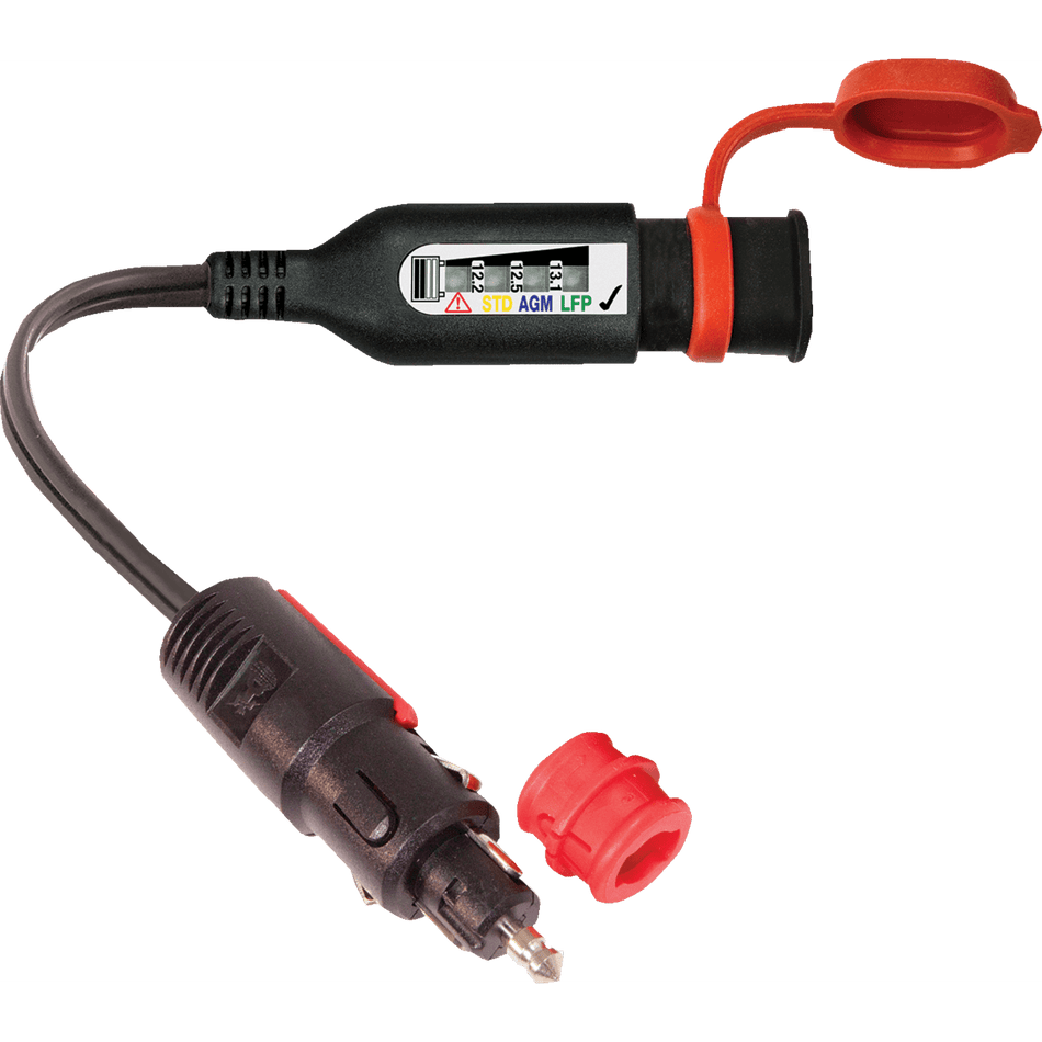 TECMATE OptiMate™ Monitor O-126 DIN/AUTO Plug to SAE