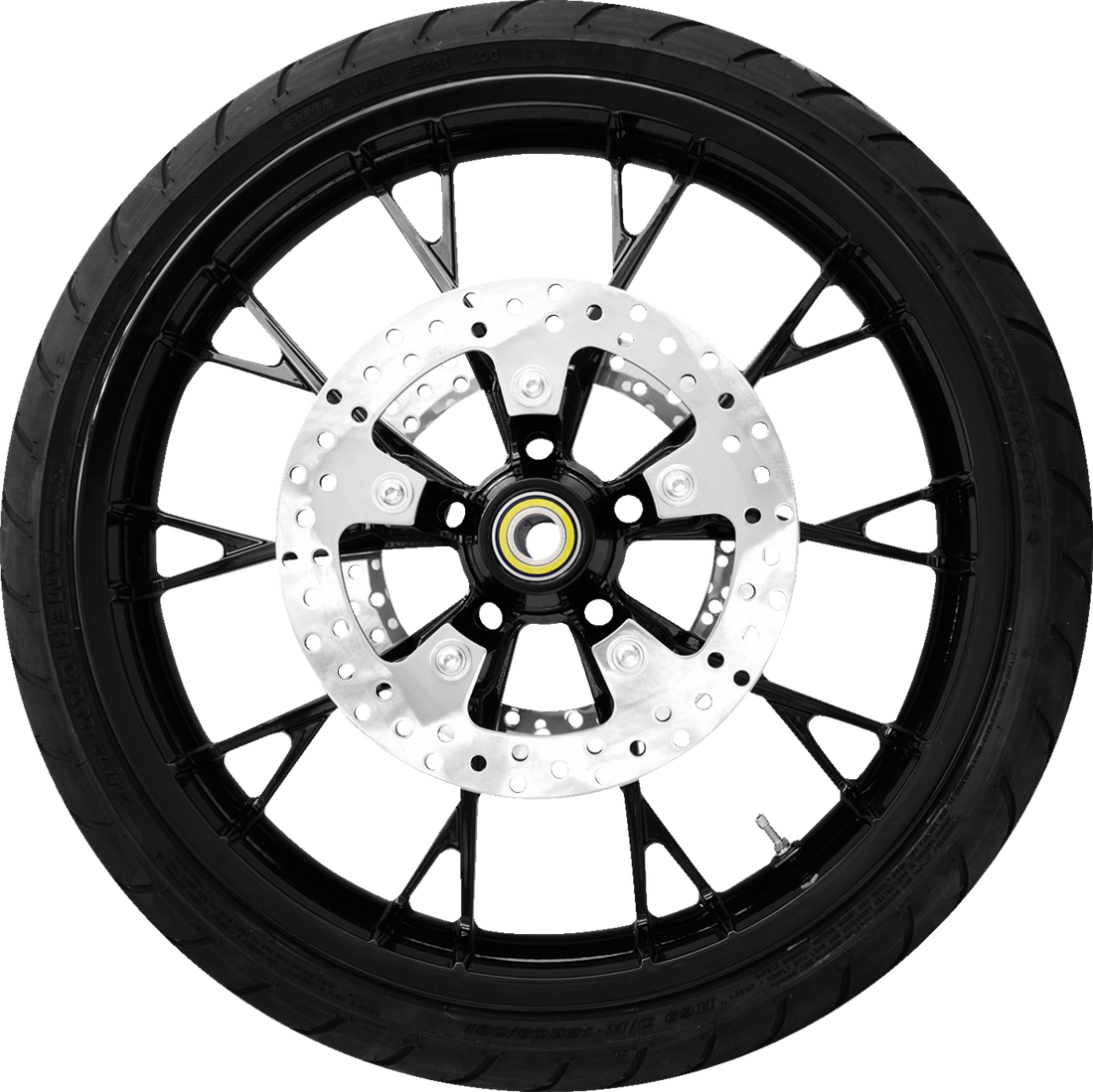 COASTAL MOTO Marlin Front Wheel 21"/Black /Rotors 11.8" /Dunlop Tire 130/60B21