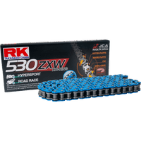 RK 530 ZXW Drive Chain 120 Links Blue BB530ZXW120