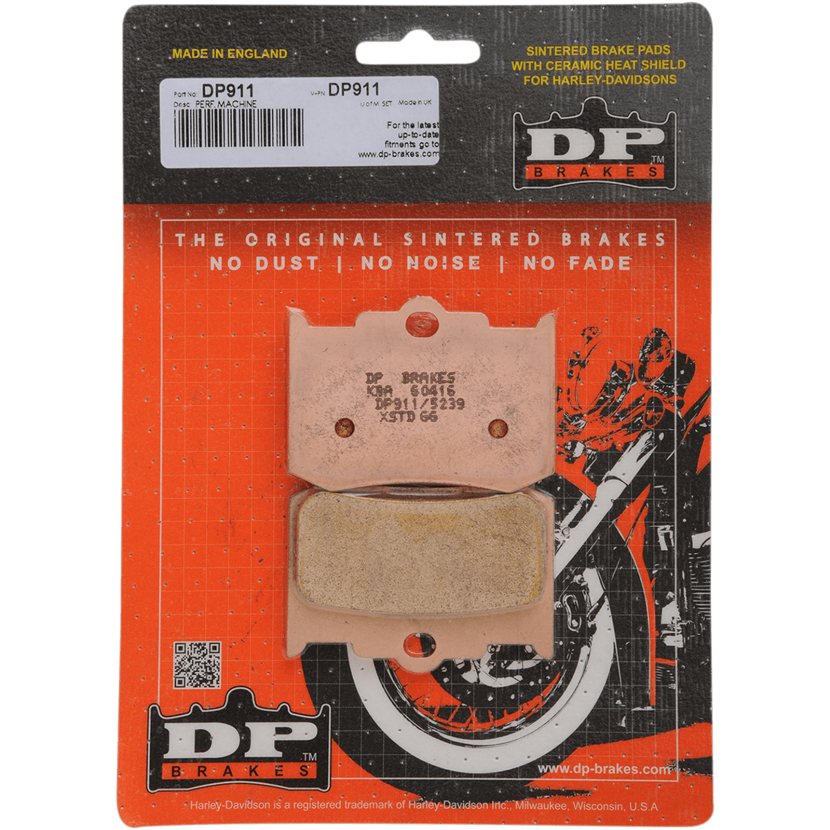 DP BRAKES Sintered Brake Pads DP911