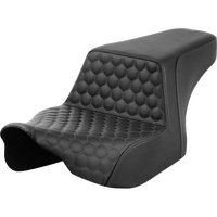 SADDLEMEN Step-Up Seat Front Honeycomb Gray Stitching FL '23-'24