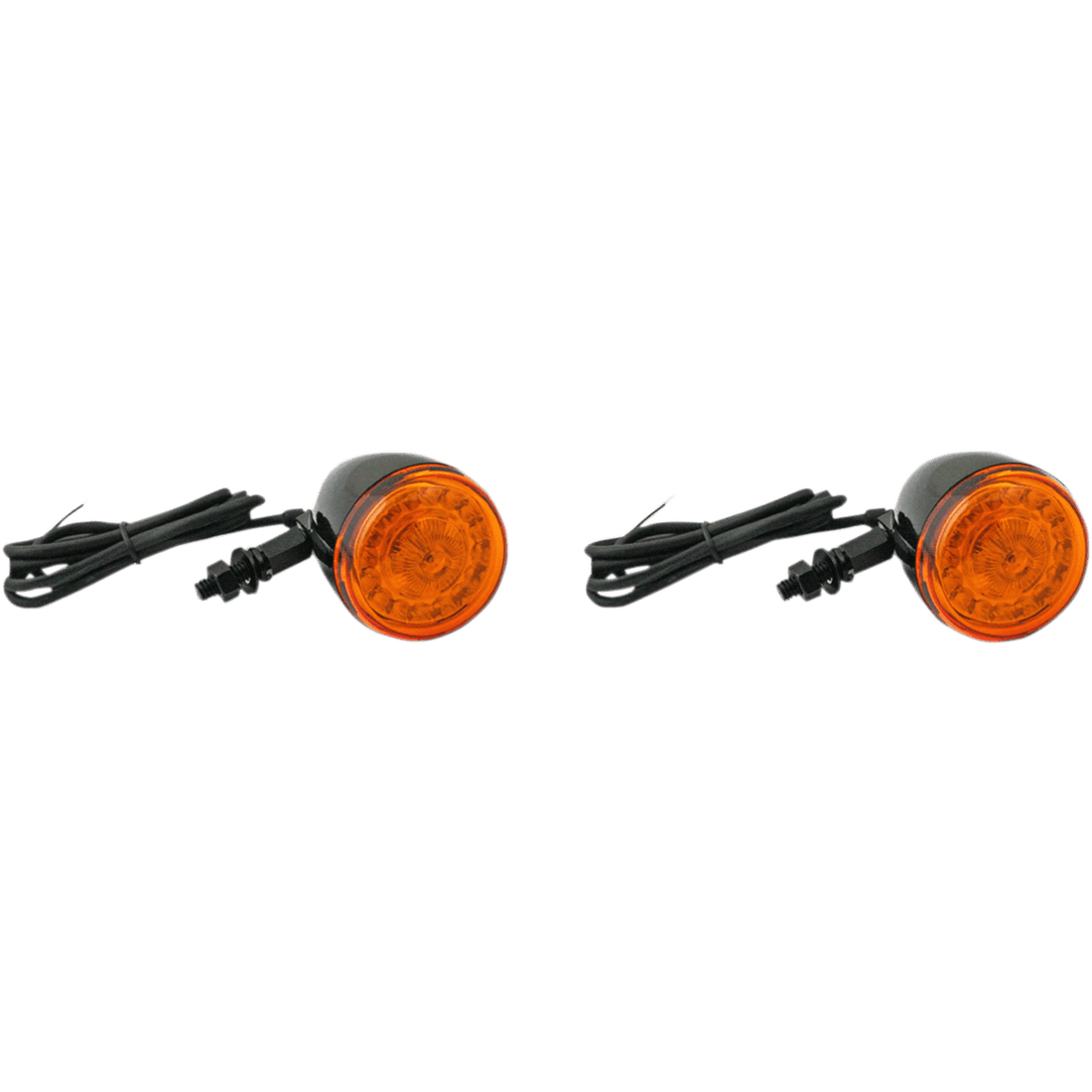 CUSTOM DYNAMICS ProBEAM® Universal Turn Signals Gloss Black/Amber PBUNVTSAB