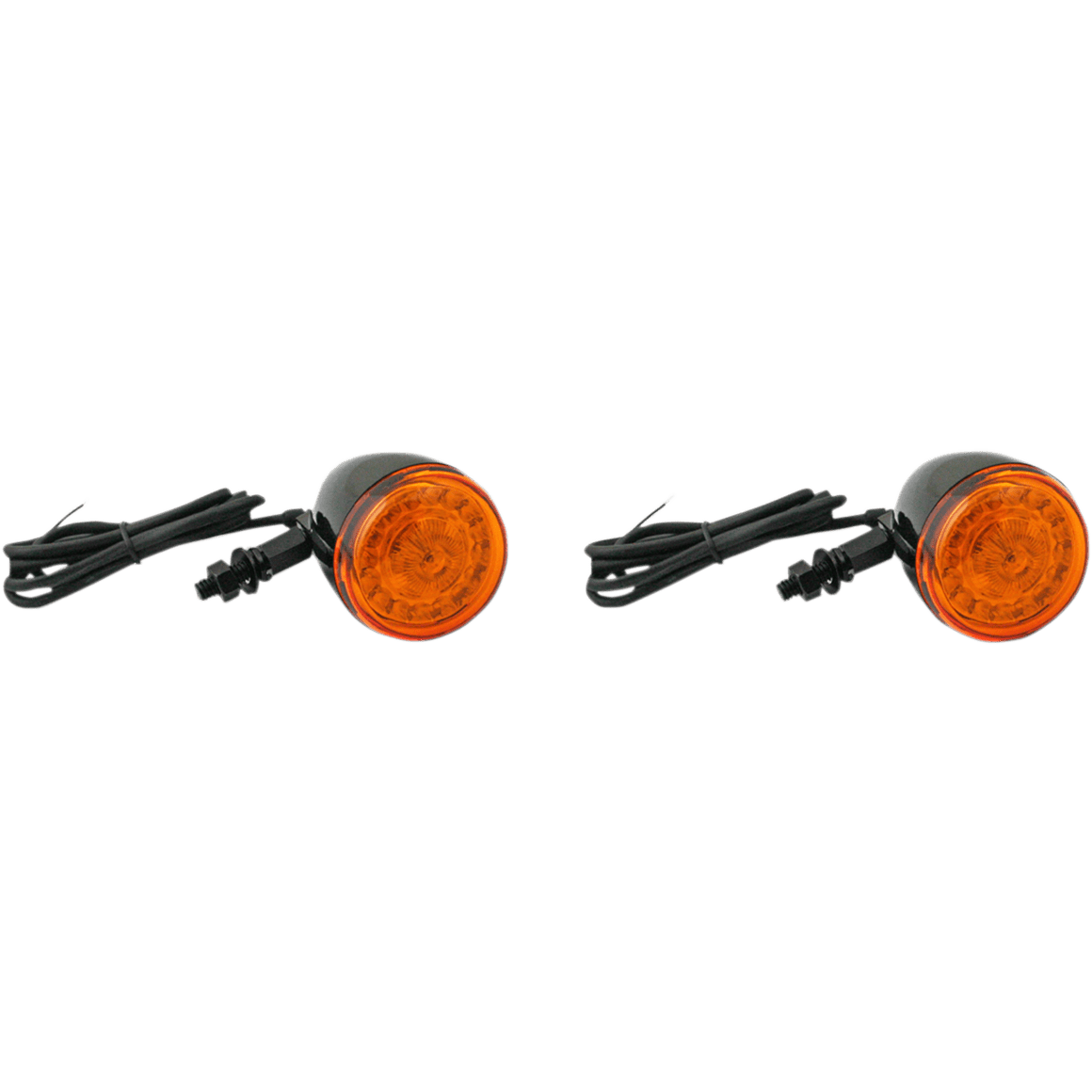 CUSTOM DYNAMICS ProBEAM® Universal Turn Signals Gloss Black/Amber PBUNVTSAB