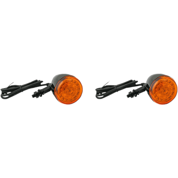 CUSTOM DYNAMICS ProBEAM® Universal Turn Signals Gloss Black/Amber PBUNVTSAB