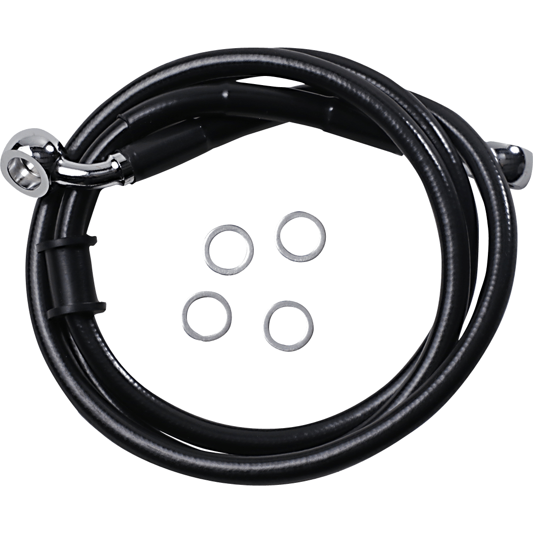 DRAG SPECIALTIES Brake Line Front (Upper) Black