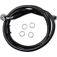 DRAG SPECIALTIES Brake Line Front (Upper) Black