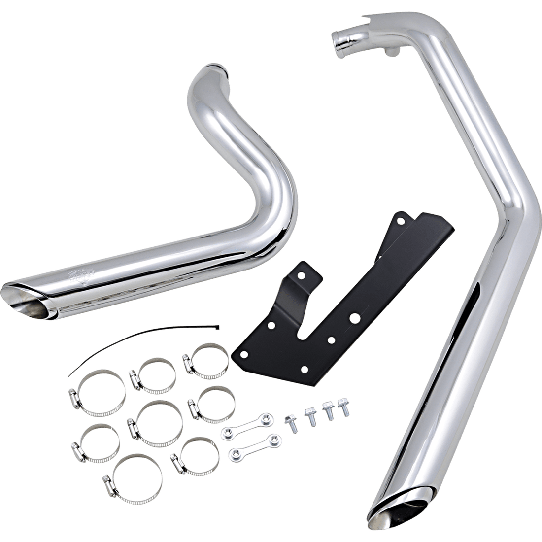 VANCE & HINES Shortshots Staggered Exhaust System Chrome 17219