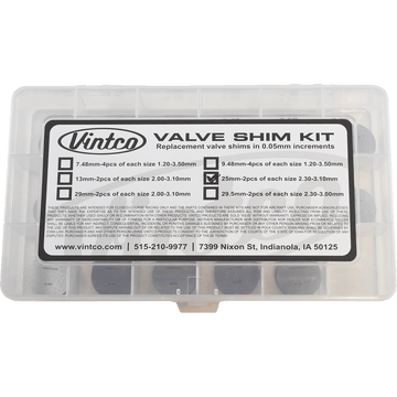 VINTCO Vintage Shim Kit 25SHIMKIT