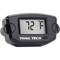 TRAIL TECH Universal Temperature Meter Surface Mount Black 16 mm