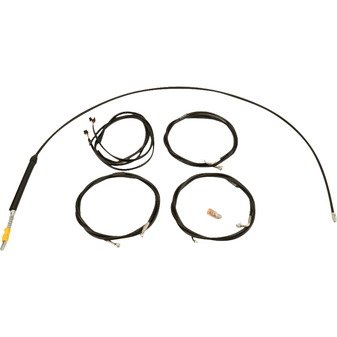 LA CHOPPERS Cable Kit Stock Handlebars Black LA8059KT308B