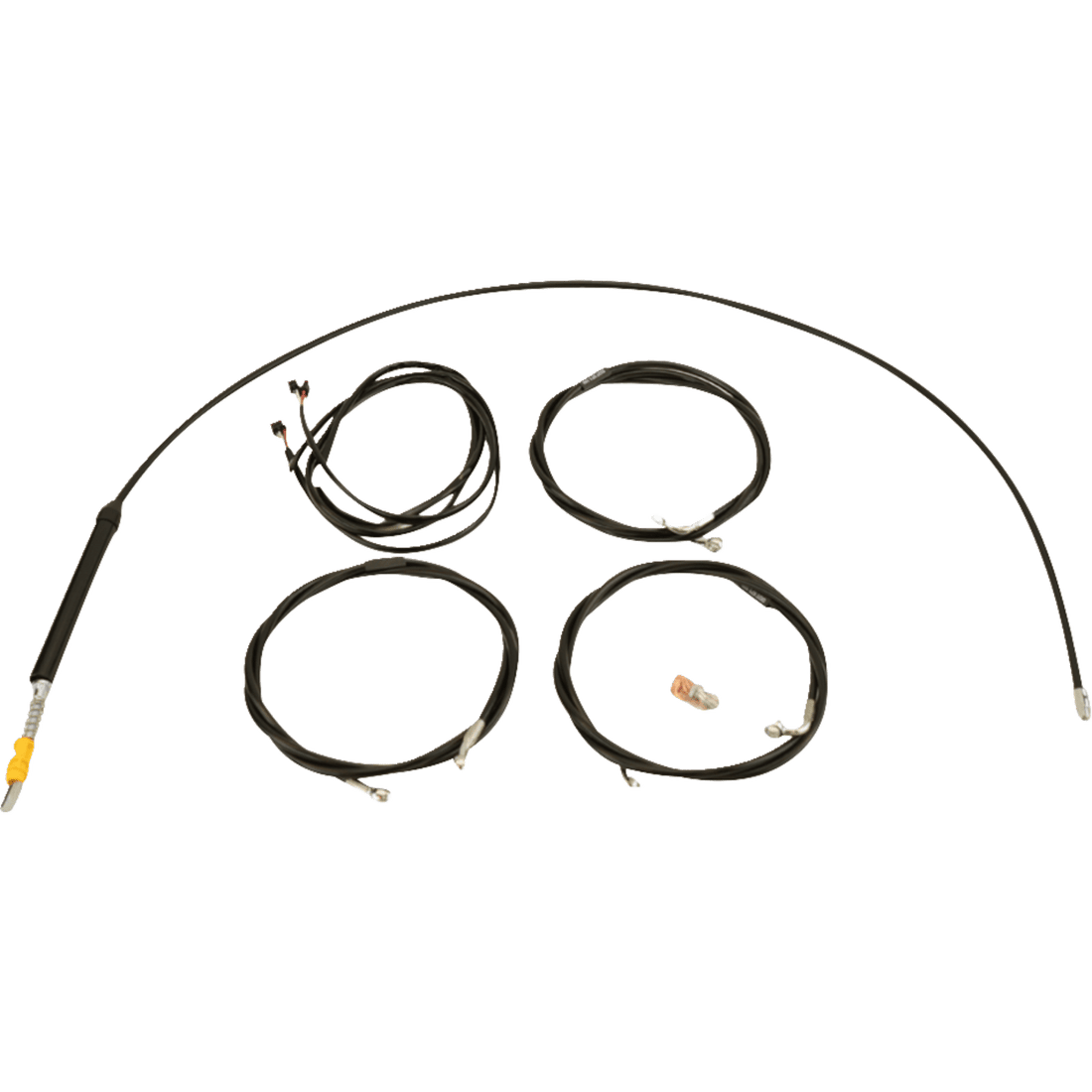 LA CHOPPERS Cable Kit 18" 20" Handlebars Black LA8059KT319B