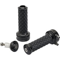 BILTWELL Grips Alumicore Custom Black 660620101