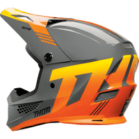 THOR Sector 2 Helmet Carve Charcoal/Orange Small