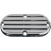 JOKER MACHINE Inspection Cover Chrome Finned 0695FN