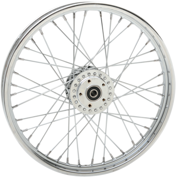 DRAG SPECIALTIES Wheel Laced 40 Spoke Front Chrome 21x2.15