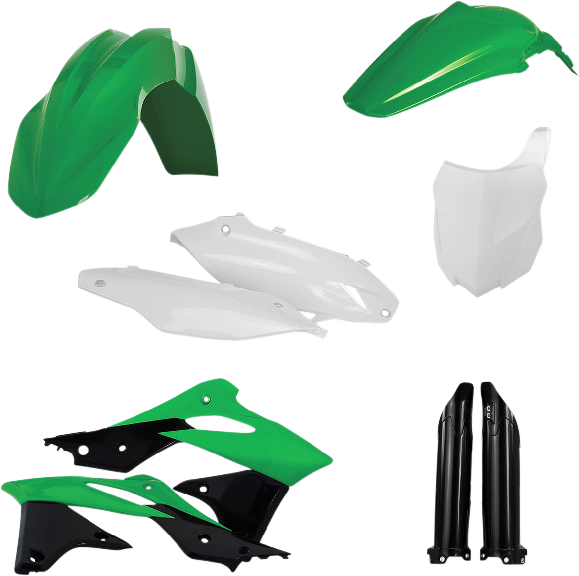 ACERBIS Full Replacement Body Kit OE '16 Green/White/Black 2314185135