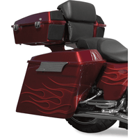 CYCLE VISIONS Saddlebag w/ Exhaust Cut-out Left CV7260