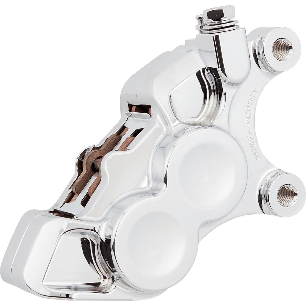 ARLEN NESS 4-Piston Caliper Front Right 11.8" Chrome 02222