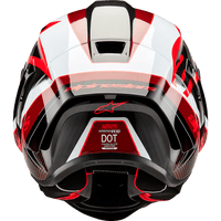 ALPINESTARS Supertech R10 Helmet Team Black/Carbon Red/Gloss White Large 82002241352L