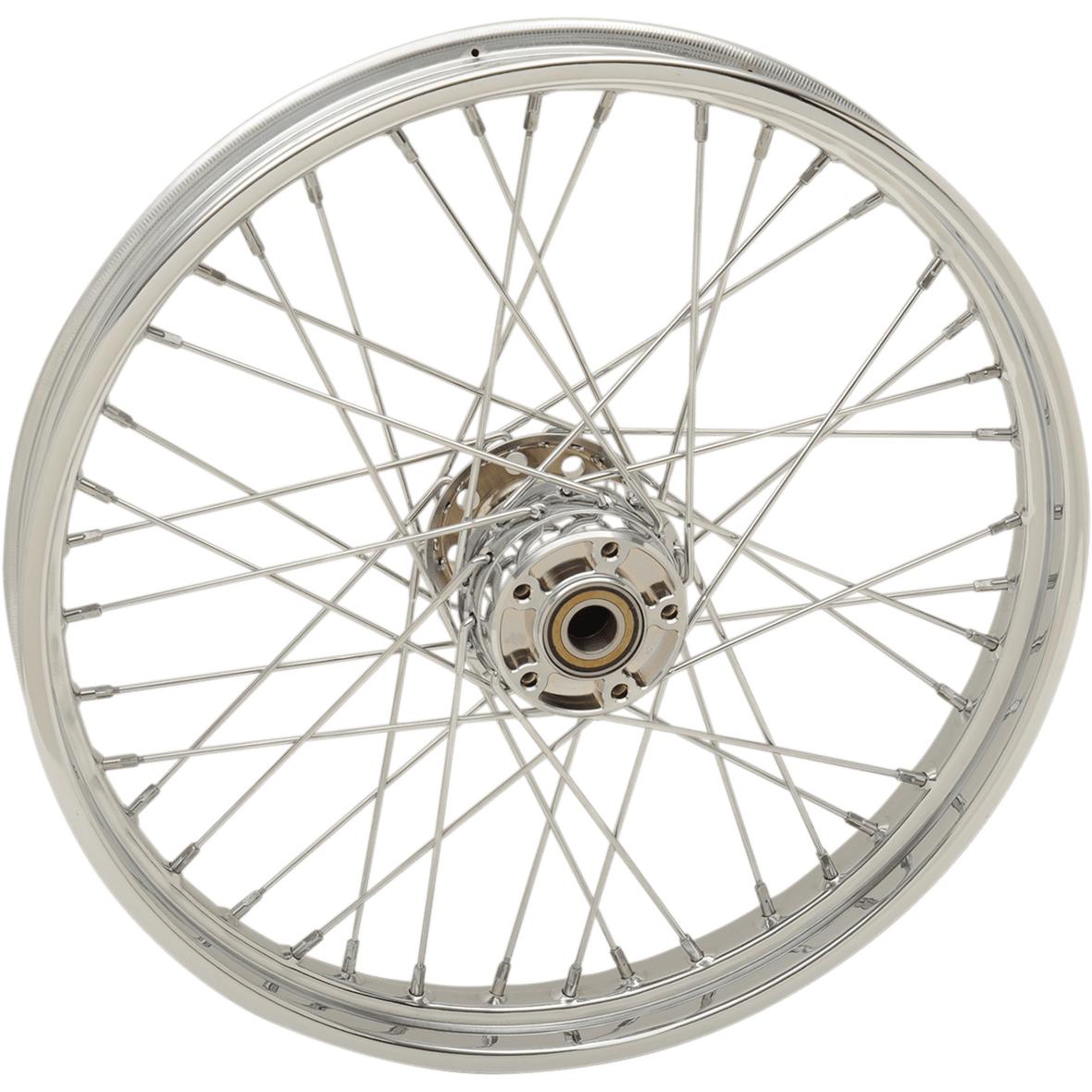 DRAG SPECIALTIES Wheel Laced 40 Spoke Front Chrome 21x2.15 '07-'17 Softails