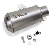 LEOVINCE 54mm Universal LV-10 Slip-On Muffler Stainless Steel 9746U