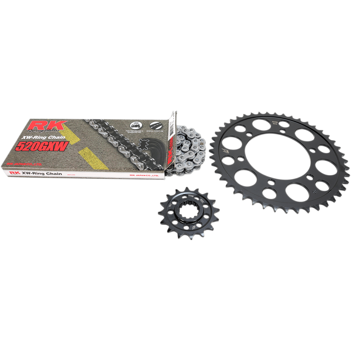 RK Chain Kit Natural Yamaha YZF-R1 '06-'08 4107069P