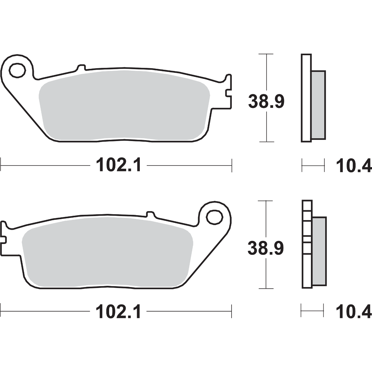 SBS LS Brake Pads ST1100 654LS