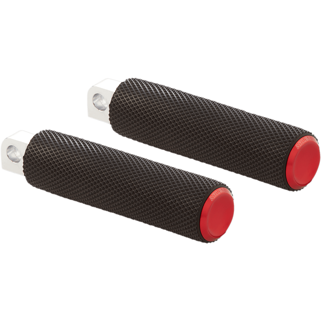 ARLEN NESS Passenger Knurled Footpegs Red FLDE 07955