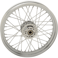 DRAG SPECIALTIES Wheel Laced 40 Spoke Front Chrome 19x2.5 '08-'17 FXD