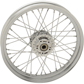 DRAG SPECIALTIES Wheel Laced 40 Spoke Front Chrome 19x2.5 '08-'17 FXD