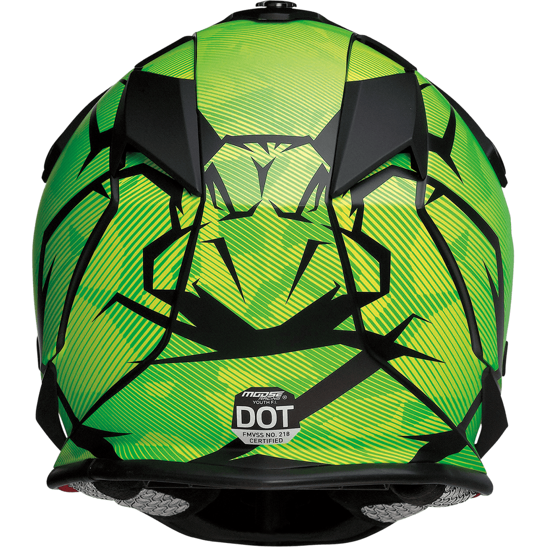 MOOSE RACING Youth F.I. Helmet Agroid Camo MIPS® Yellow/Green Medium 01111524