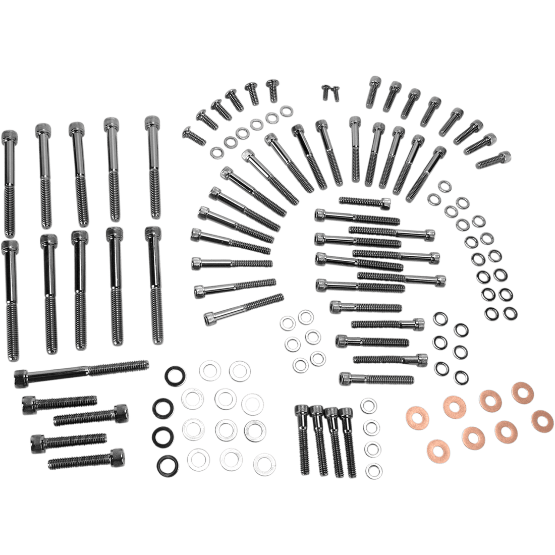 DRAG SPECIALTIES Bolt Kit Knurled Motor