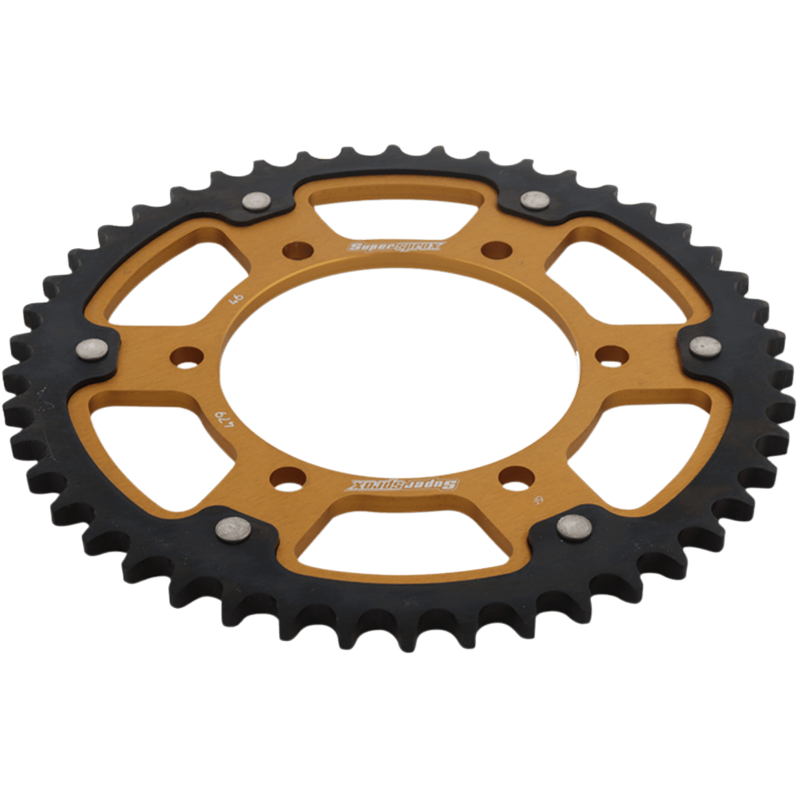 SUPERSPROX Stealth Rear Sprocket 46 Tooth Gold Kawasaki RST47946GLD