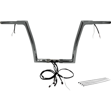 FAT BAGGERS INC. Handlebar Kit Flat Top 12" Chrome 702912