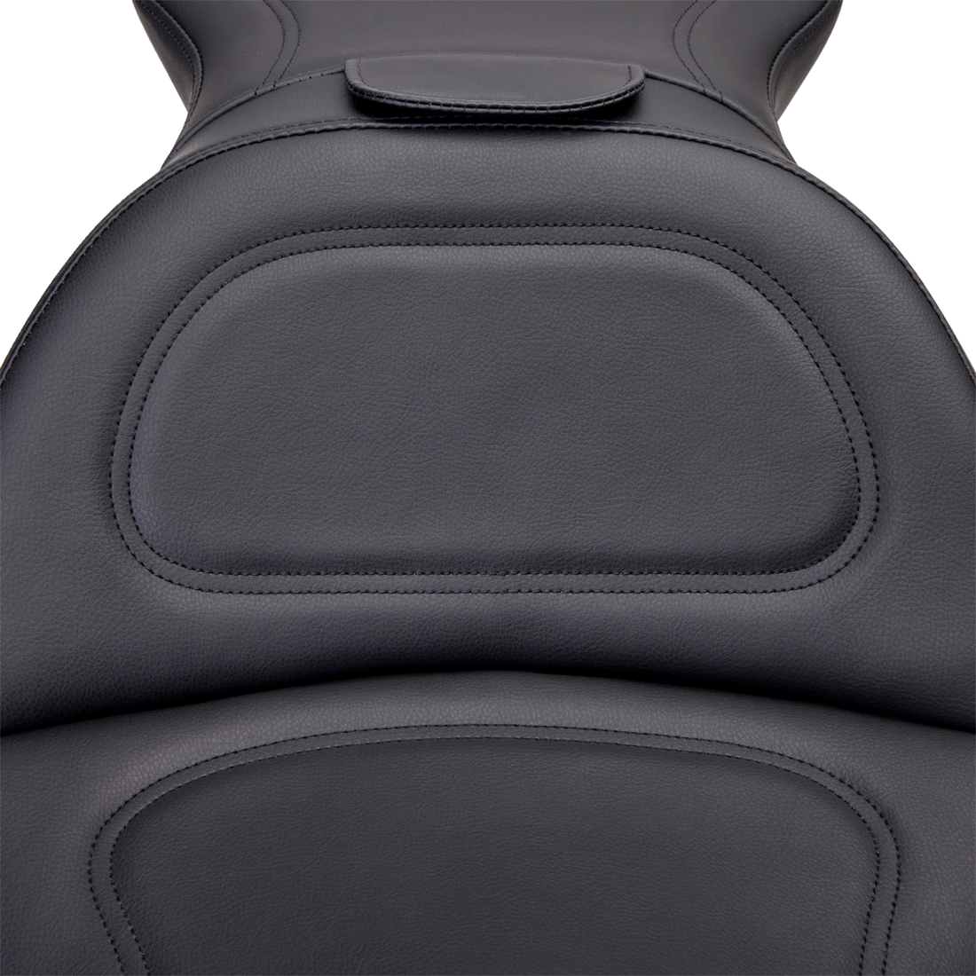 SADDLEMEN Seat Explorer™ With Backrest Stitched Black FL/FX '06-'17 80612030