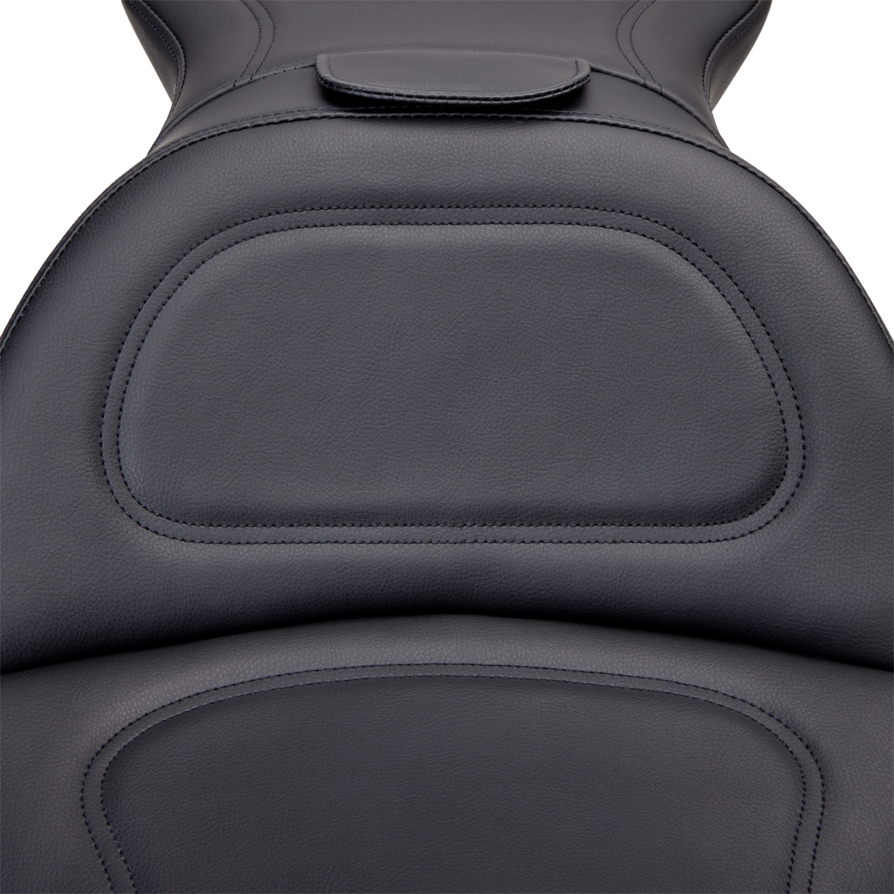 SADDLEMEN Seat Explorer™ With Backrest Stitched Black FL/FX '06-'17 80612030