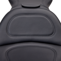 SADDLEMEN Seat Explorer™ With Backrest Stitched Black FL/FX '06-'17 80612030