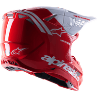 ALPINESTARS Supertech M8 Helmet Radium 2 MIPS® Gloss Red/White Medium