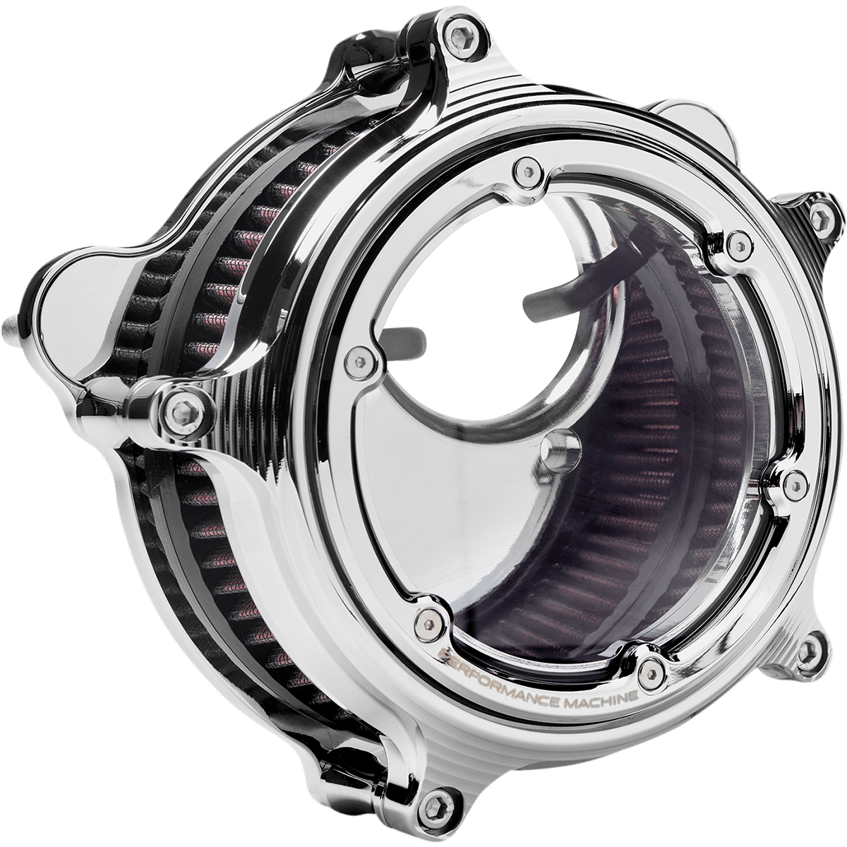 PERFORMANCE MACHINE PM Vision Air Cleaner Chrome 02062156CH