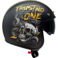 Z1R Saturn Helmet Trust No One Black/Yellow Medium