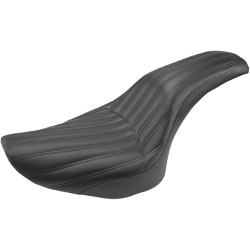 SADDLEMEN Knuckle 2-Up Seat Ribbed Black 80612047K