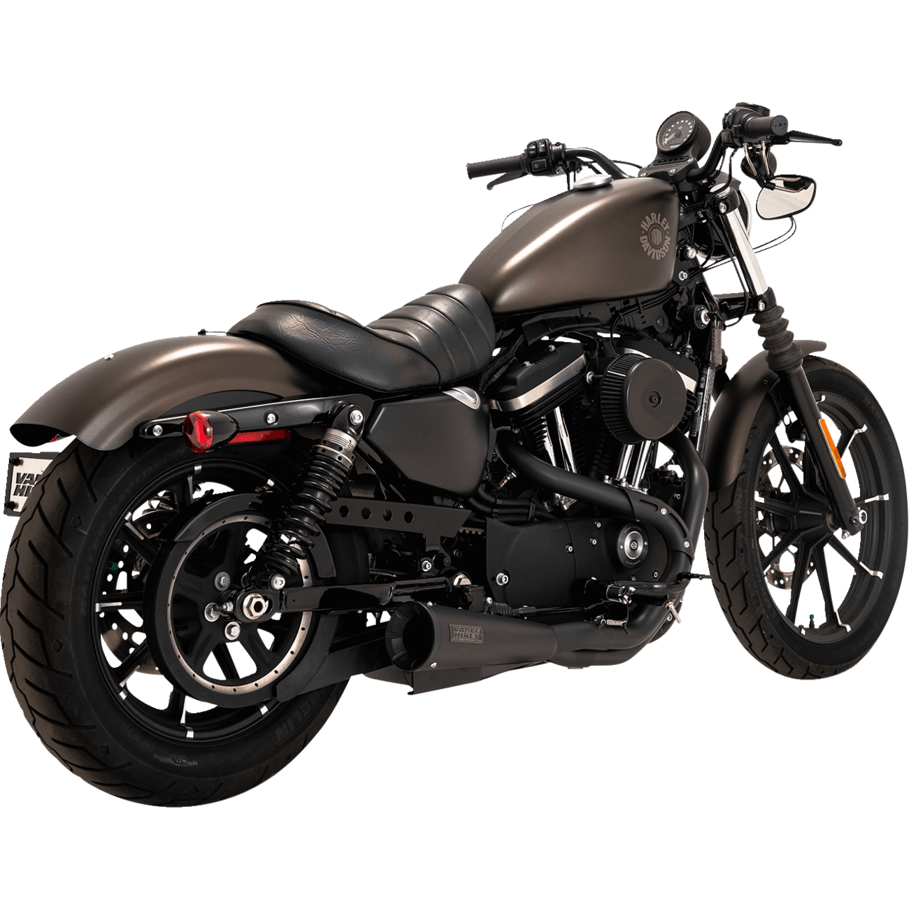 VANCE & HINES 2-into-1 Upsweep PCX™ Exhaust System Stainless Steel Black 47328